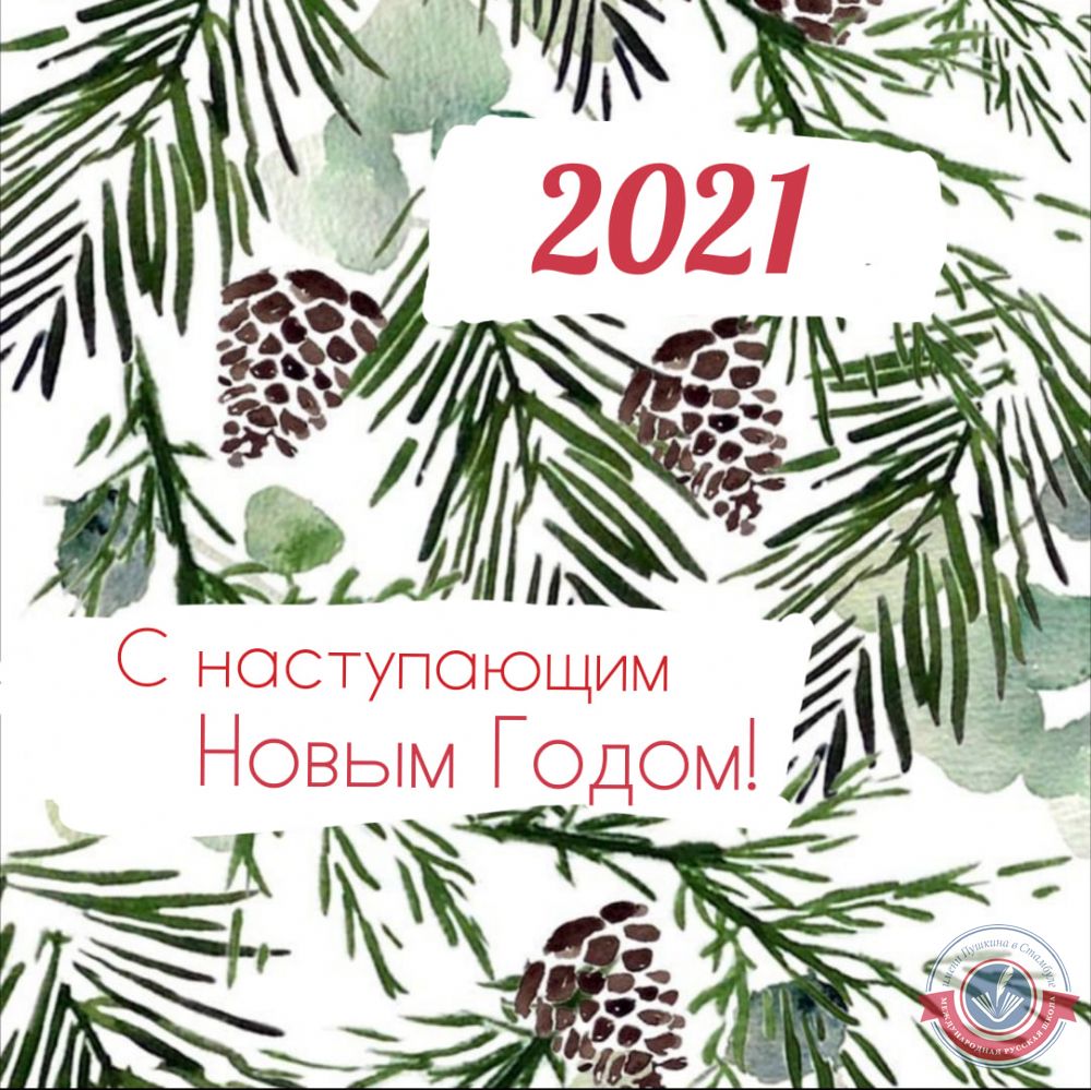С наступющим Новым 2021 Годом!